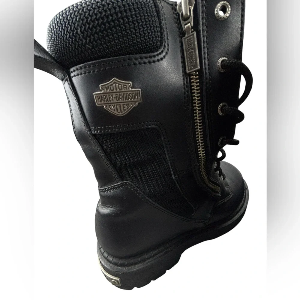 Harley Davidson Paraspinna Leather Boots- Size 10-‎ Excellent Condition!!!